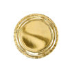 Picture of ROUND PAPER PLATES GOLD 23CM